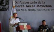 Gobernador Joaquín Díaz Mena preside el CXI aniversario de la Fuerza Aérea Mexicana