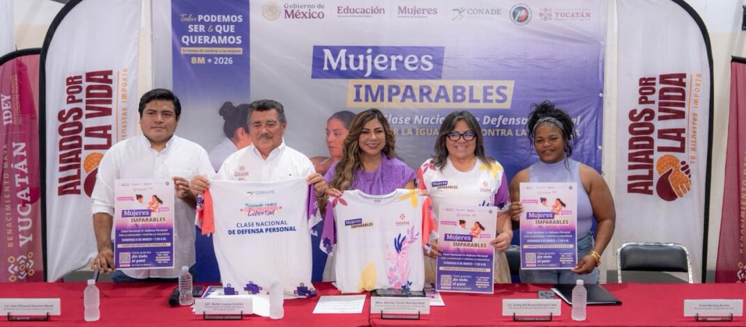 Yucatán se suma a la clase nacional Mujeres Imparables por el 8M