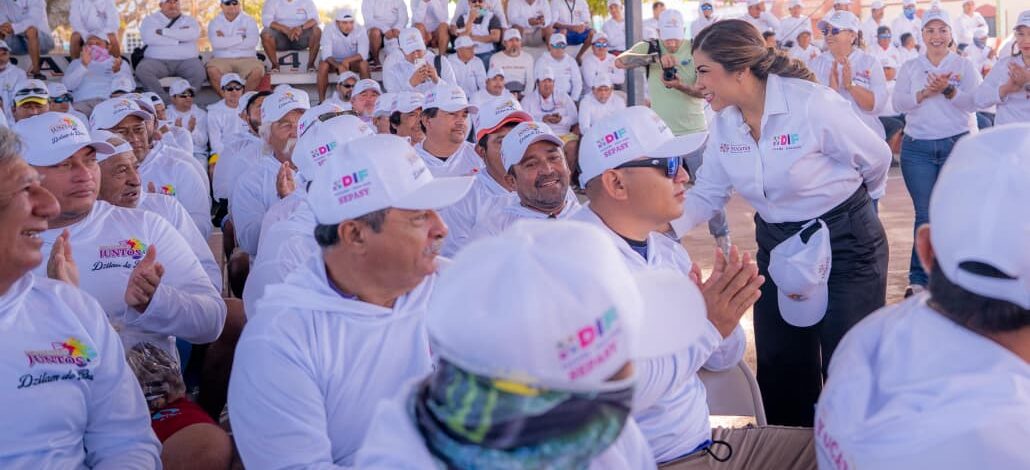 Avanza en Dzilam de Bravo el programa Pintemos Juntos para fortalecer comunidades pesqueras