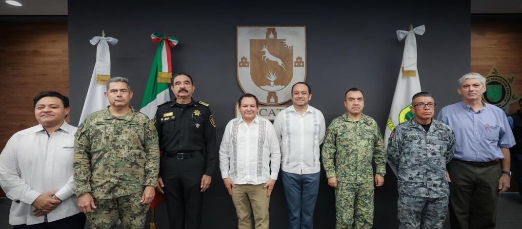 El Gobernador Joaquín Díaz Mena encabezó la Mesa Estatal para la Construcción de Paz y Seguridad