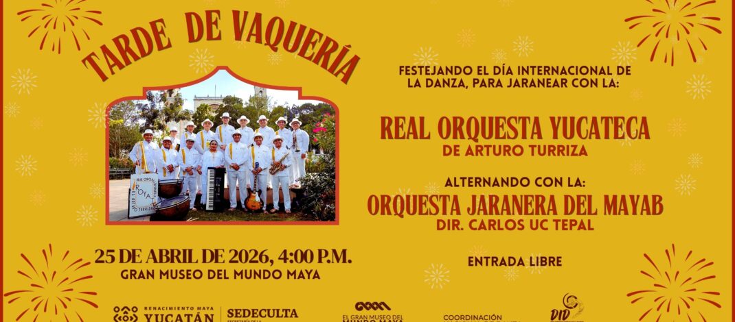 Invitan a vivir una Tarde de Vaquería en el Gran Museo del Mundo Maya