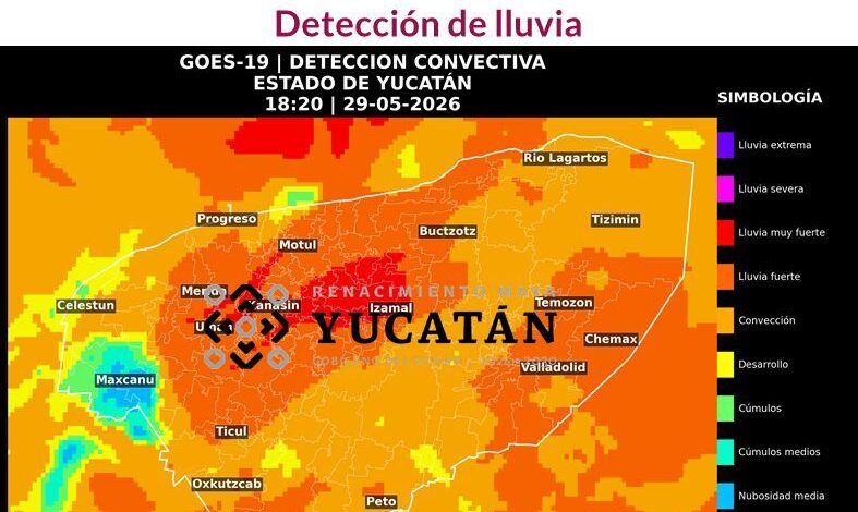 Lluvias extraordinarias activan operativo permanente de monitoreo y atención en Yucatán