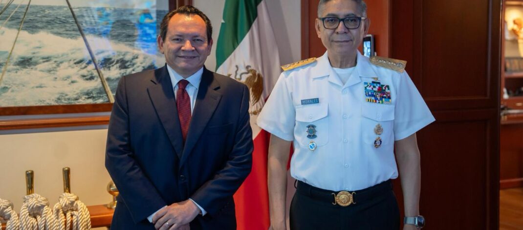 Gobernador Díaz Mena y Secretario de Marina impulsan la transformación histórica del Puerto de Altura de Progreso