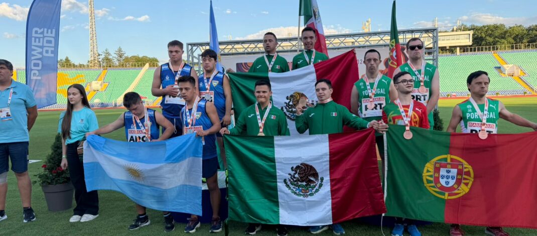 Logra México 16 medallas al abrir el Campeonato Mundial para atletas con Síndrome de Down Bulgaria 2026