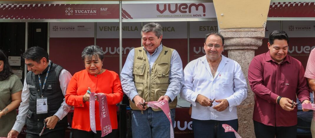 Ventanilla Única Estatal Móvil acerca más de 150 trámites a Dzidzantún