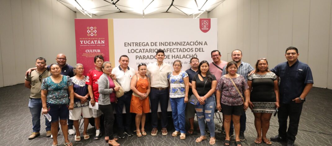 Gobierno del Estado respalda a locatarias y locatarios del Parador Turístico de Halachó