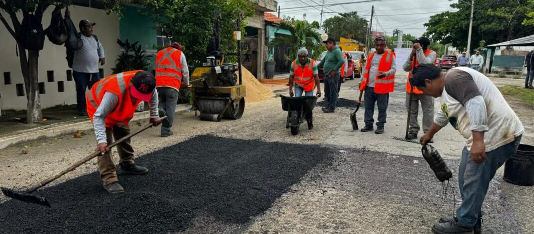 Gobierno del Estado inicia conservación de 38 calles en la colonia Melchor Ocampo de Mérida