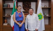 El Gobernador Joaquín Díaz Mena y la alcaldesa de Mérida, Cecilia Patrón Laviada