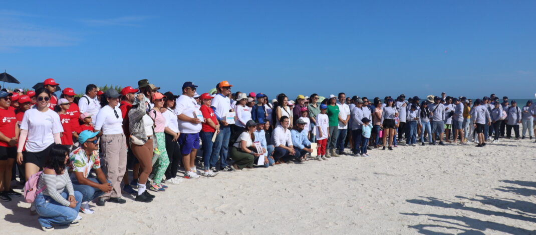 Comunidad y organizaciones se suman al cuidado de las playas de Progreso 