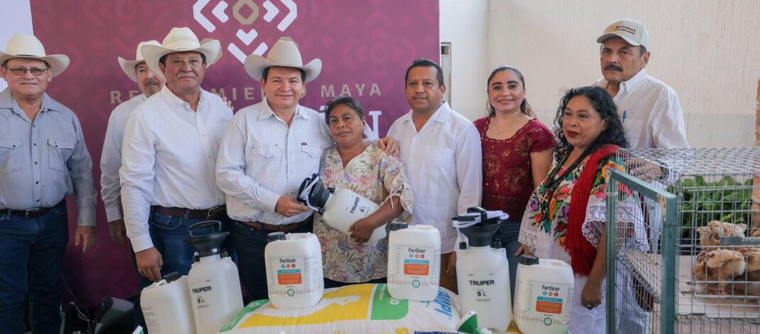 Invierte Renacimiento Maya 11 millones 760 mil pesos en beneficio de familias productoras del sur de Yucatán