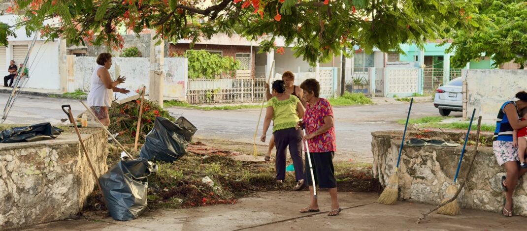 Vecinas y vecinos del sur de Mérida impulsan la recuperación de espacios comunitarios