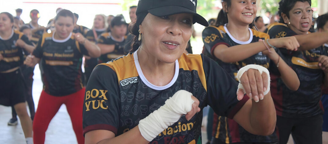 Fomentan el desarrollo personal y la convivencia social con Clase Nacional de Boxeo en Mérida