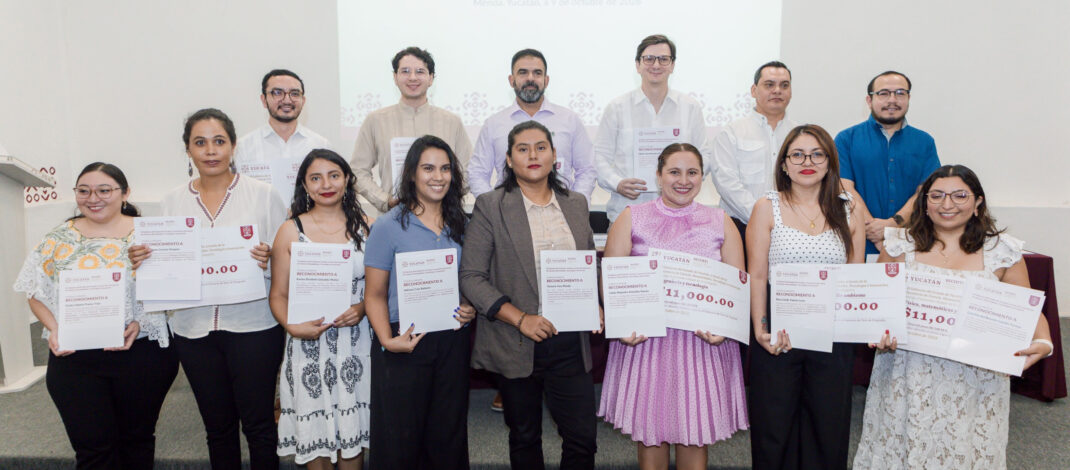Yucatán reconoce talento científico con premios por 232 mil pesos 