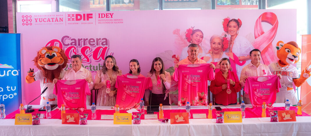 Carrera Rosa 2026 invita a correr por las mujeres de Yucatán 